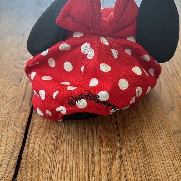 Minnie Mouse Black and Red Polka Dot Hat - Picture 3 of 4